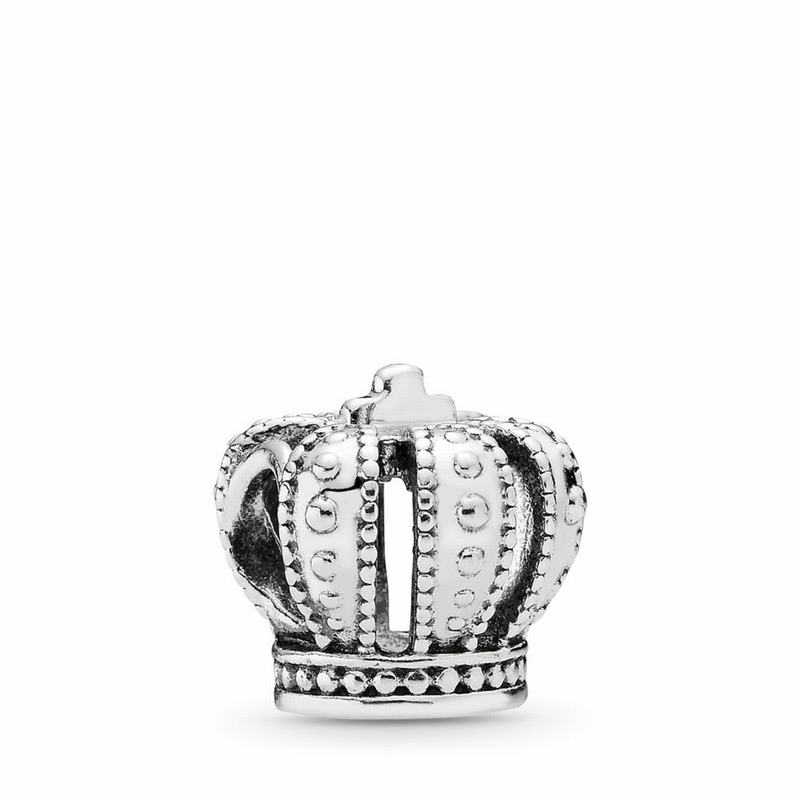 Pandora Australia Royal Crown Charm - Sterling Silver | DJVFIK837